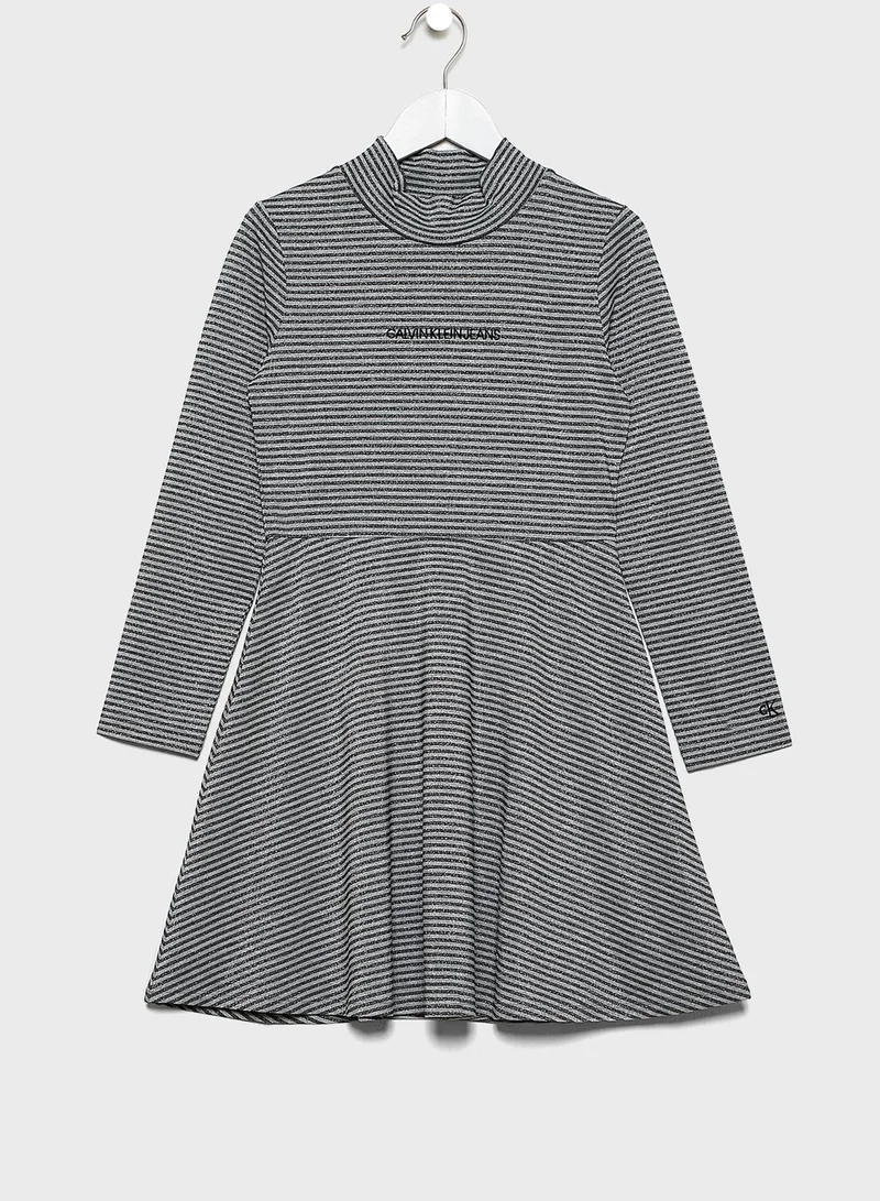 Calvin Klein Jeans Kids Stripped Dress