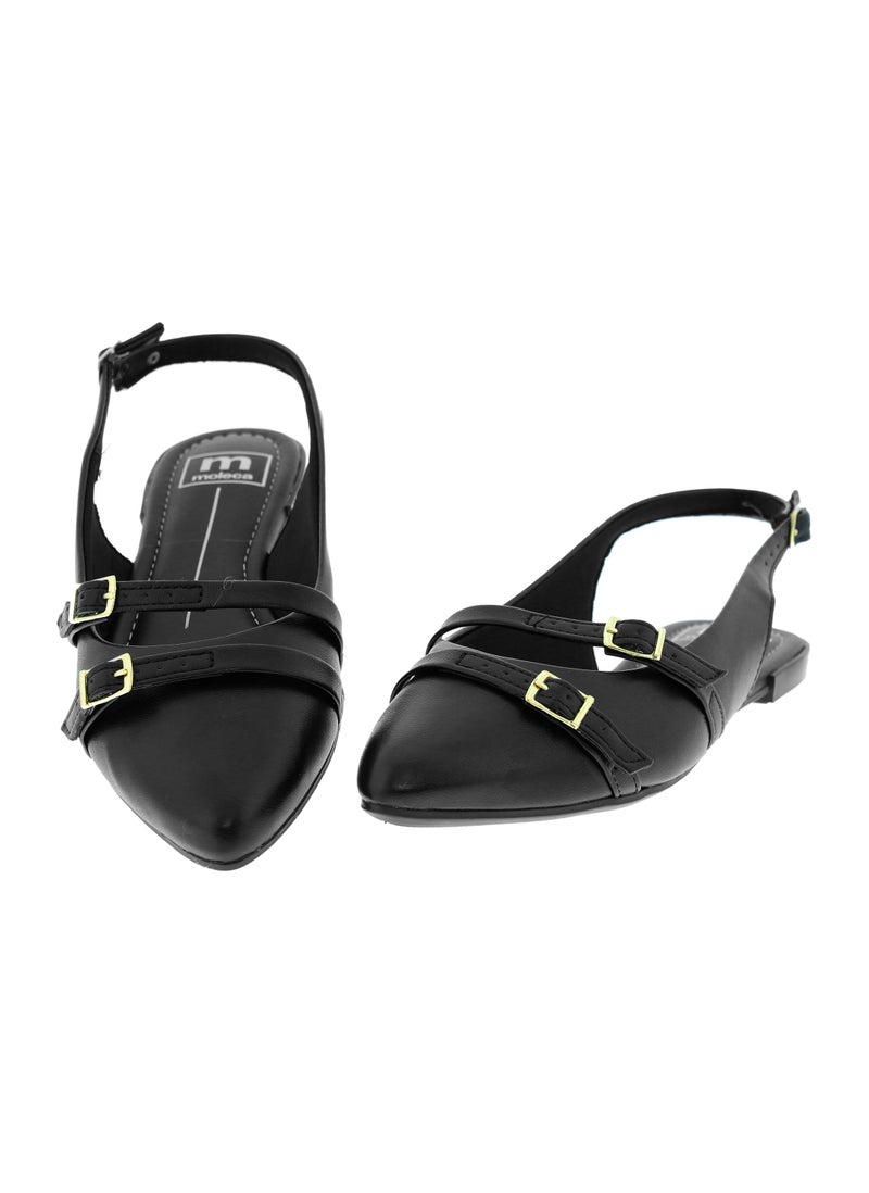 MOLECA Classic Slingback Pumps for Women – Elegant Low Heel Shoes | Comfortable Slip-On Design | Ladies Office & Formal Footwear | Stylish Back Strap Pumps for Work, Events & Daily Wear - Image 4