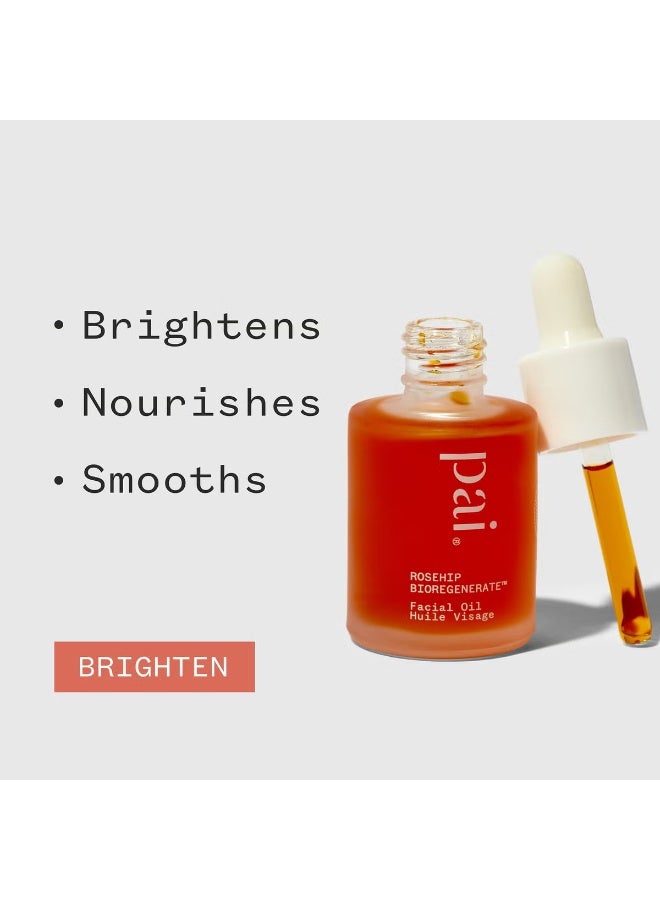 pai Pai Skincare Rosehip Bioregenerate, Rosehip Seed and Fruit Universal Face Oil 10ml  - Image 4