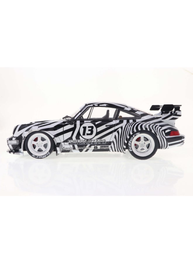Solido RWB Bodykit “The Zebra” Camouflage 2022 Diecast Model Car, 1:18 Scale, Opening Front Doors, Steerable Wheels, Collector Display Model - Image 1