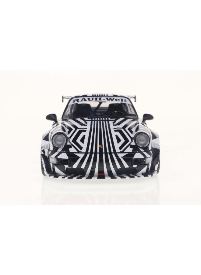 Solido RWB Bodykit “The Zebra” Camouflage 2022 Diecast Model Car, 1:18 Scale, Opening Front Doors, Steerable Wheels, Collector Display Model - Image 5