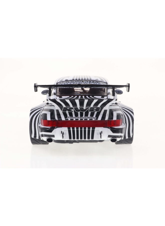 Solido RWB Bodykit “The Zebra” Camouflage 2022 Diecast Model Car, 1:18 Scale, Opening Front Doors, Steerable Wheels, Collector Display Model - Image 3