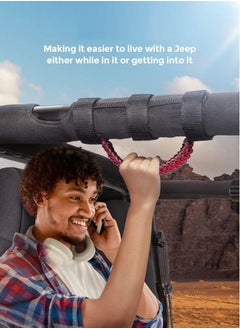 Excefore مقبض مضفر، مسند ذراع السقف، مقابض قضيب التدحرج  - Image 2
