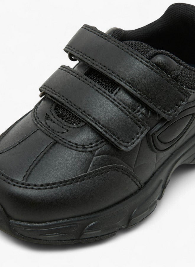 MARVEL Boys Panelled School Shoes with Hook and Loop Closure - Image 4