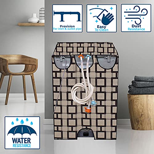 Star Weaves Washing Machine Cover For IFB TL- RDW 6.5 kg Aqua Fully Automatic Top Load 6.5 kg, Waterproof & Dustproo - FABKUM012-A - Image 4
