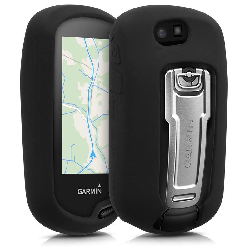 kwmobile غطاء kwmobile متوافق مع Garmin Oregon 700 / 750t / 600/650 - غلاف واقي من السيليكون الناعم لنظام الملاحة GPS - أسود - Image 1