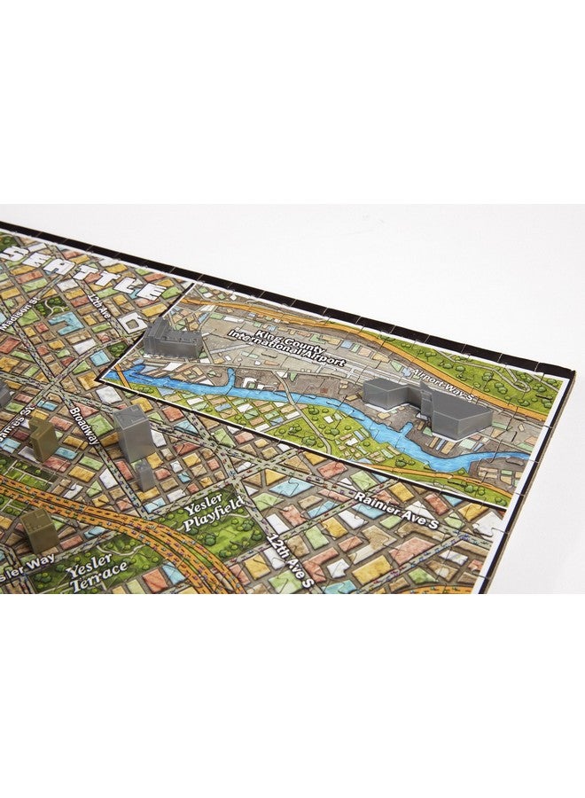 4 دي سيتي سكيب لغز مدينة سياتل رباعي الأبعاد (800 قطعة) - Image 5