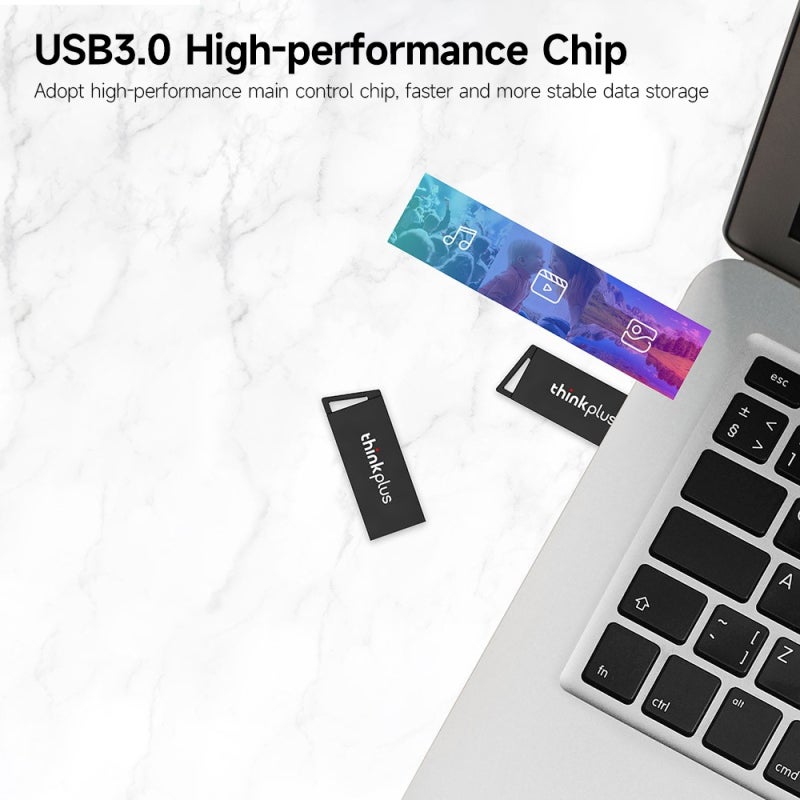 64GB USB Flash Drive Zinc Alloy Shell Shockproof Wear-resistant Anti-fall - USB3.0 Interface Fast Transmission Speed Portable Storage for On-the-go Data Storage - Image 4