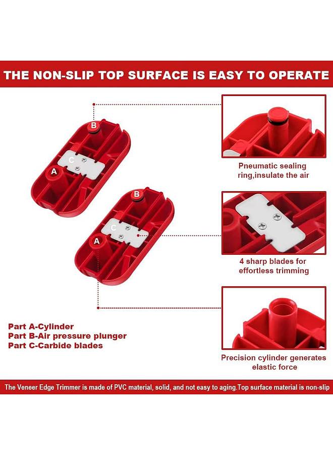 Generic Edge Banding Trimmer Edge Banding Cutter with Tungsten Carbide Blades Veneer Edge Trimmer Woodworking Edge Trimmer Tool for All Directions  - Image 5
