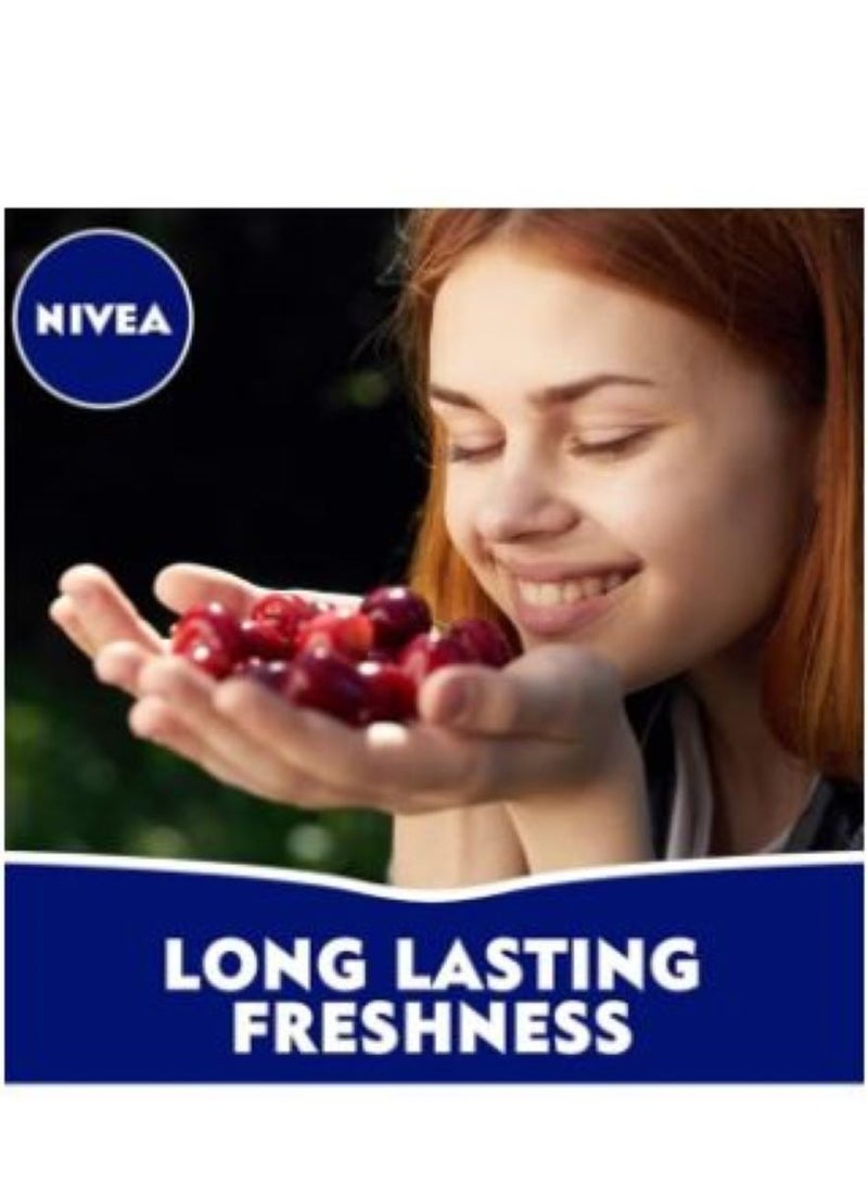 Nivea Roll-On Deodorant for Women Refreshing Cherry Scent 50 ml - Image 5