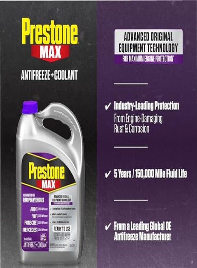 Prestone مبرد السيارات بريستون ماكس يورو بنفسجي 50/50 مضاد للتجمد، عبوة واحدة - Image 3