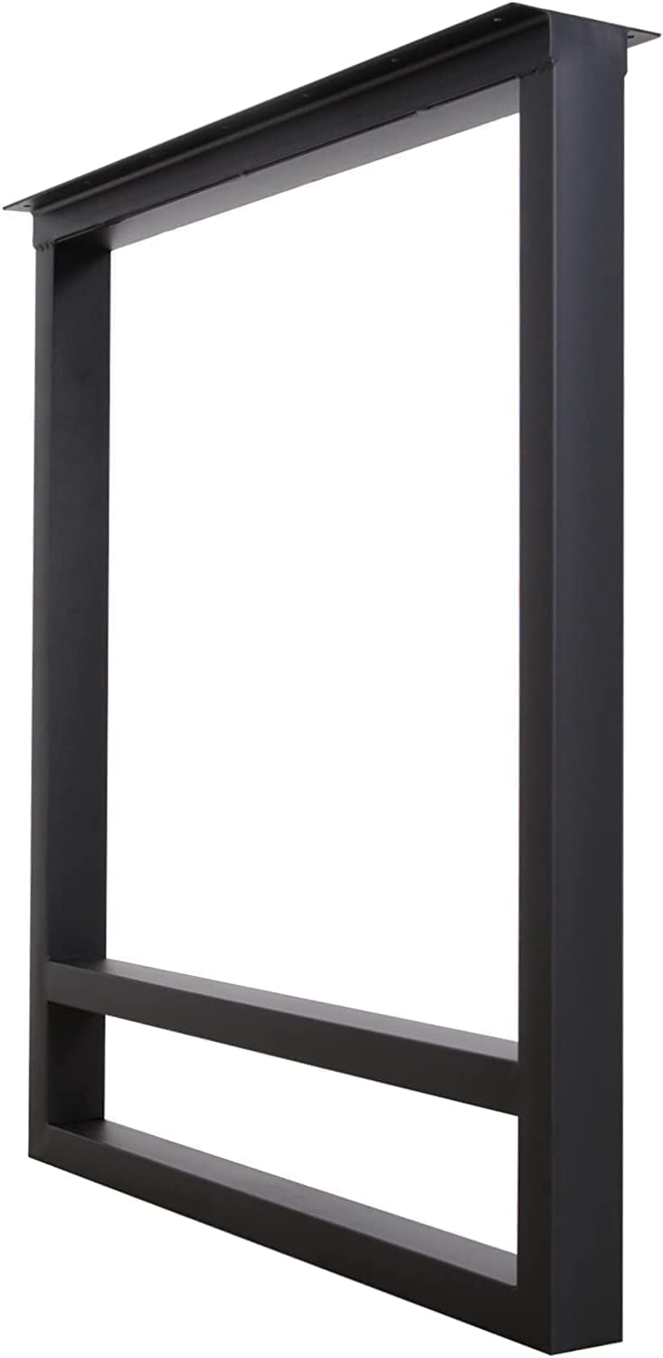 Reyox etal Table Desk Legs Modern Welded Cast Iron Dining Table Legs Base DIY Industrial Table 1 Set2 Piece - Image 4