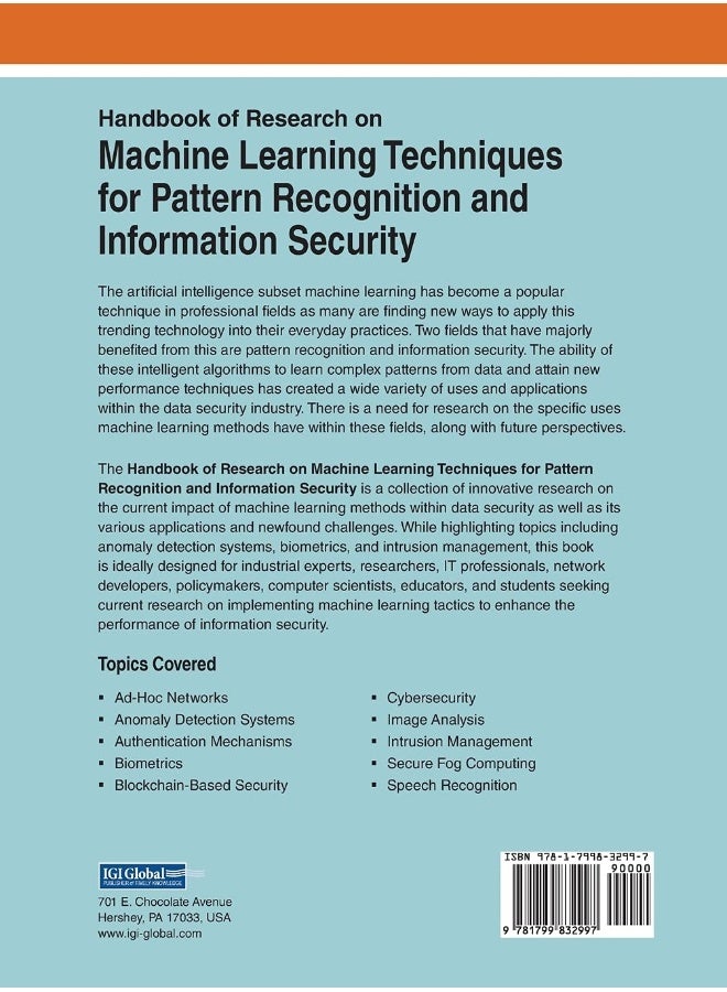 Machine Learning Techniques for Pattern Recognition and Information Security - Image 2