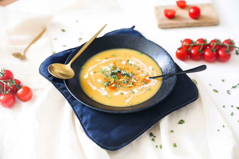 Jokari حامل أطباق الميكروويف جوكاري مقاوم للحرارة وآمن للاستخدام في الميكروويف يحمي اليدين من الأطباق الساخنة واقي للسطح والركبة للبقايا والوجبات المعاد تسخينها - Image 3