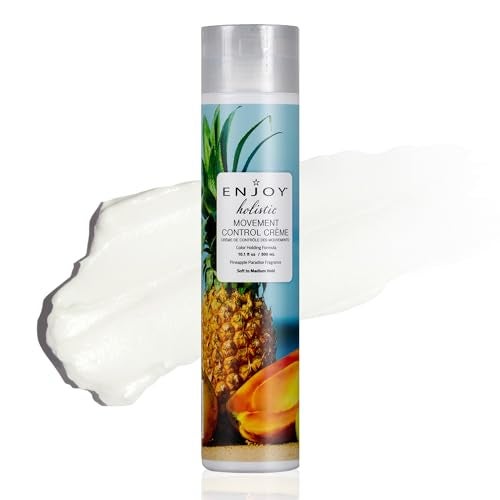 Enjoy Hair Styling Cream Movement Control Crme for Textured All Hair Types 101 fl oz Humidity Resistant Fragrant Easy to Apply Made with Natural Formula