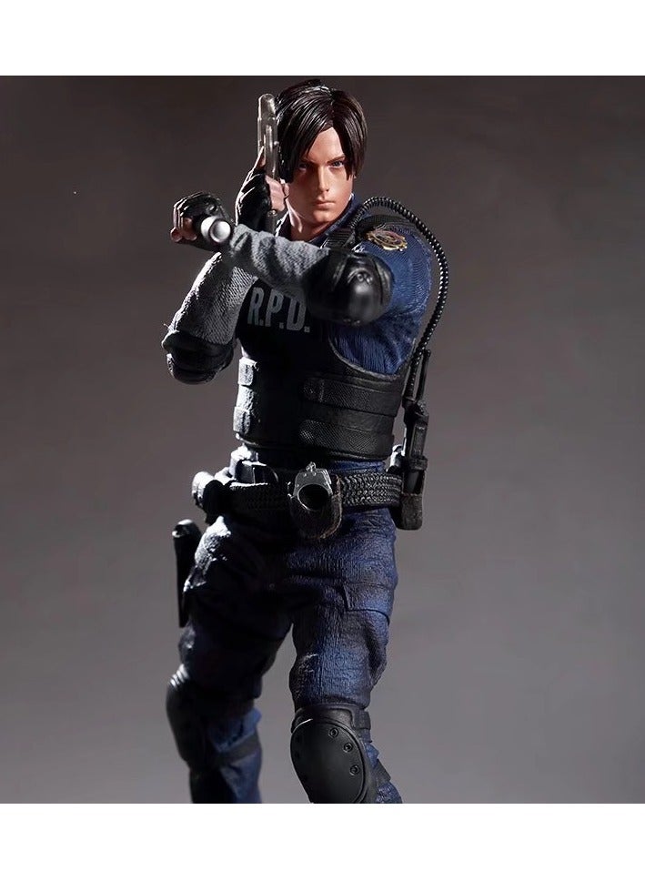 تمثال شخصية الأنمي Resident Evil 2 Lyon، لعبة، هدايا لمحبّي الألعاب والأصدقاء (35 سم) - Image 2