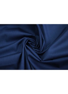 JewelOnPalette 100% Cotton Fabric, 45" Wide Soft Material for Cut by The Yard for Dress, Blouse, Shirt, Craft and Embroidery - Dark Blue  - Image 2