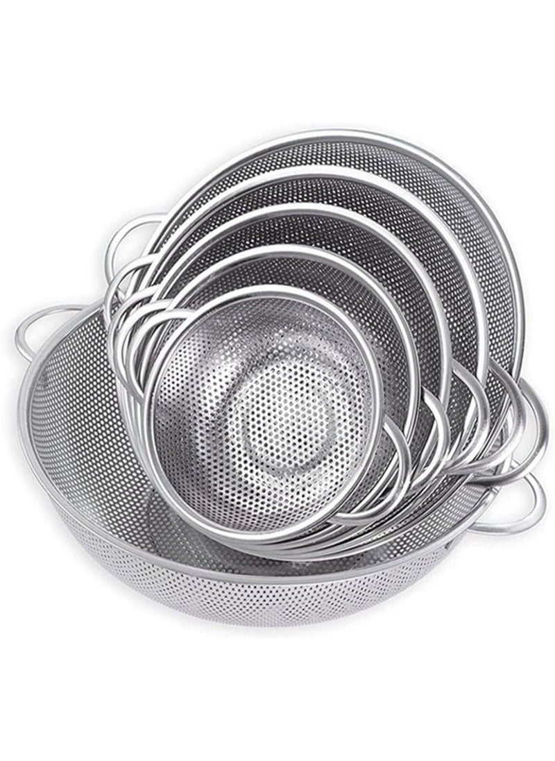 6 piece Vegetable Strainer Sifter Colander Set, Stainless Steel Sink Basket with Handles - pzsku/Z068CD38E9CD7EEB45EFEZ/45/_/1726118880/5c563b75-8654-45d1-8229-557b8a39ee79