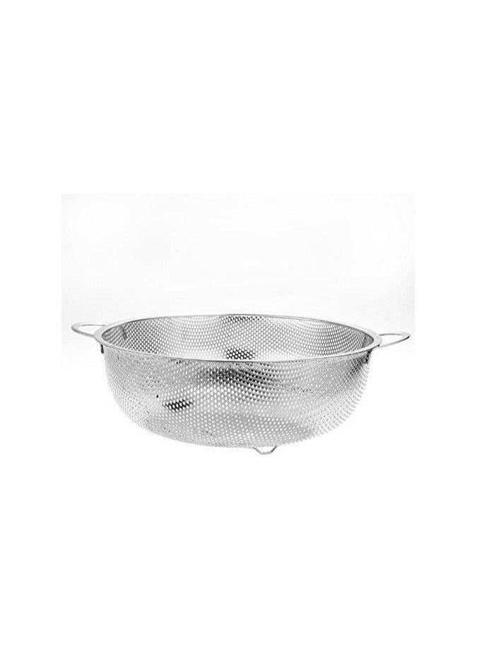 6 piece Vegetable Strainer Sifter Colander Set, Stainless Steel Sink Basket with Handles - Image 2