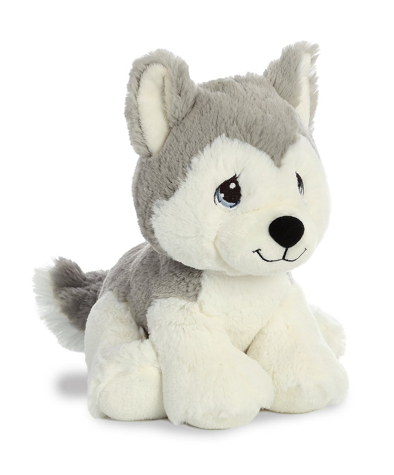 Aurora Inspirational Precious Moments Malakai Wolf Stuffed Animal - Cherished Memories - Enduring Comfort - Gray 8.5 Inches - Image 2