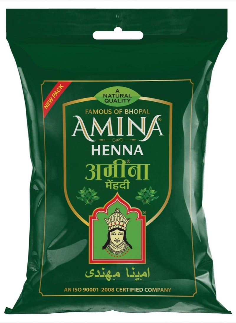 أمينا - بودرة الحناء العضوية والطبيعية 90 جرام - Image 1