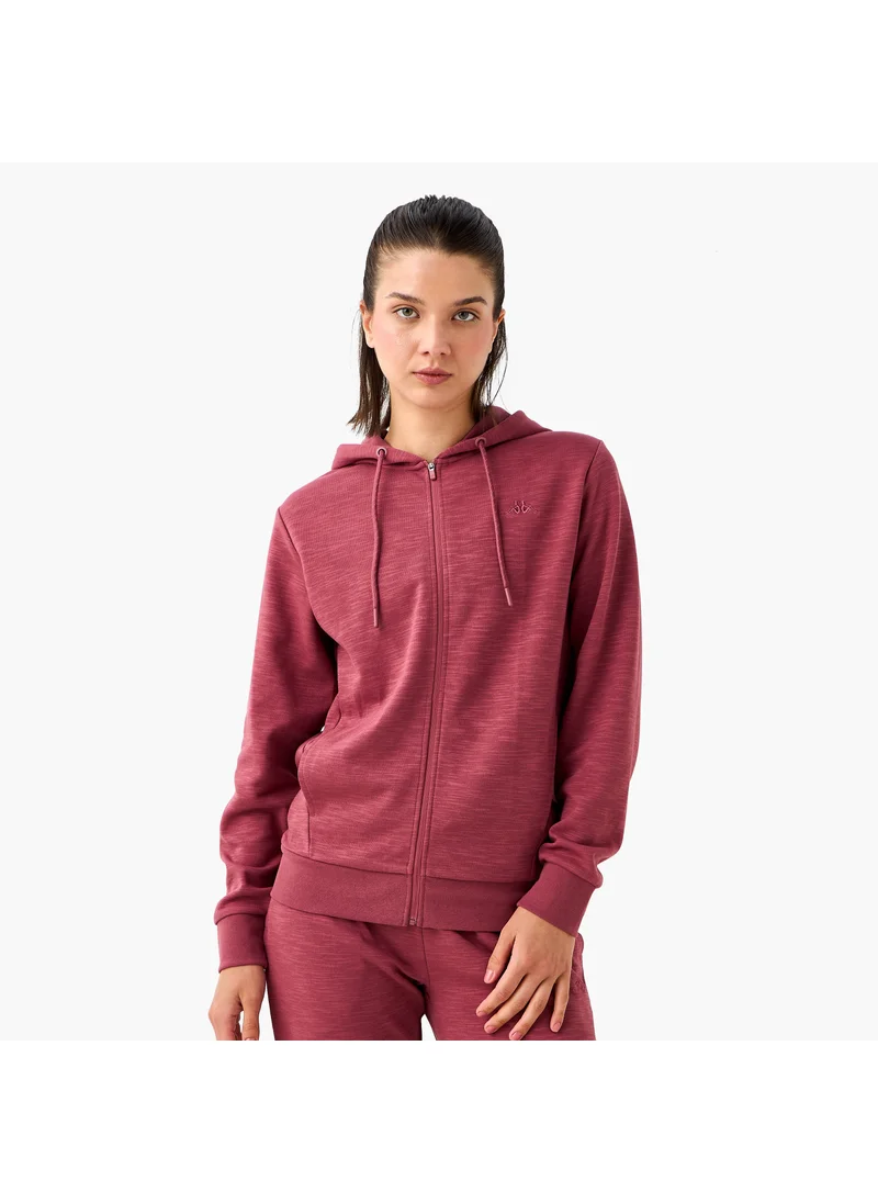 Kappa Kappa Zip Through Hoodie with Kangaroo Pockets