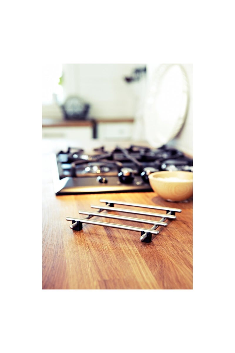 LAMPLIG LÄMPLIG Pot stand, stainless steel, 18 x 18 cm - Image 3