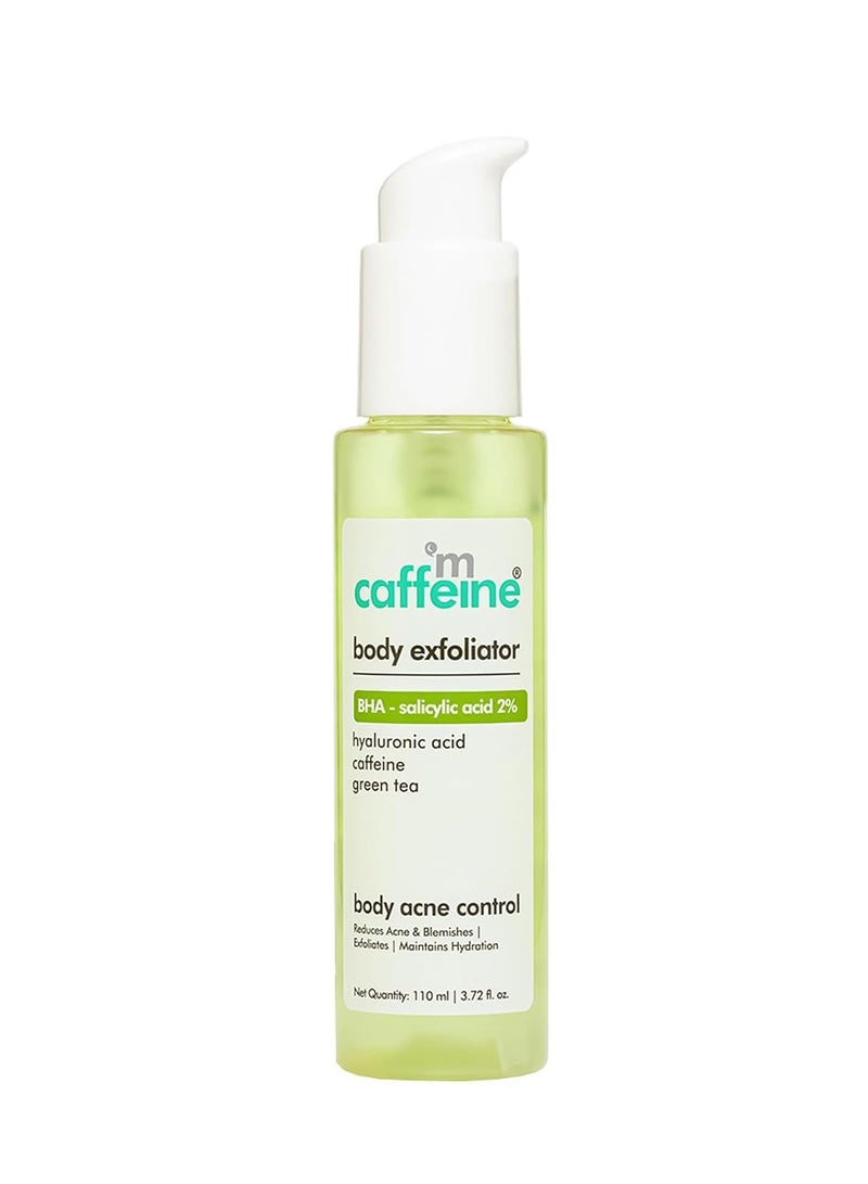 MCaffeine mCaffeine Body Exfoliator with BHA Salicylic Acid 2 Percent - Deep Cleansing - Pore Purifying, Acne and Dark Spot Reduction - 3.72 oz  - Image 1