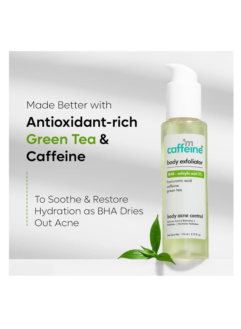 MCaffeine mCaffeine Body Exfoliator with BHA Salicylic Acid 2 Percent - Deep Cleansing - Pore Purifying, Acne and Dark Spot Reduction - 3.72 oz  - Image 5
