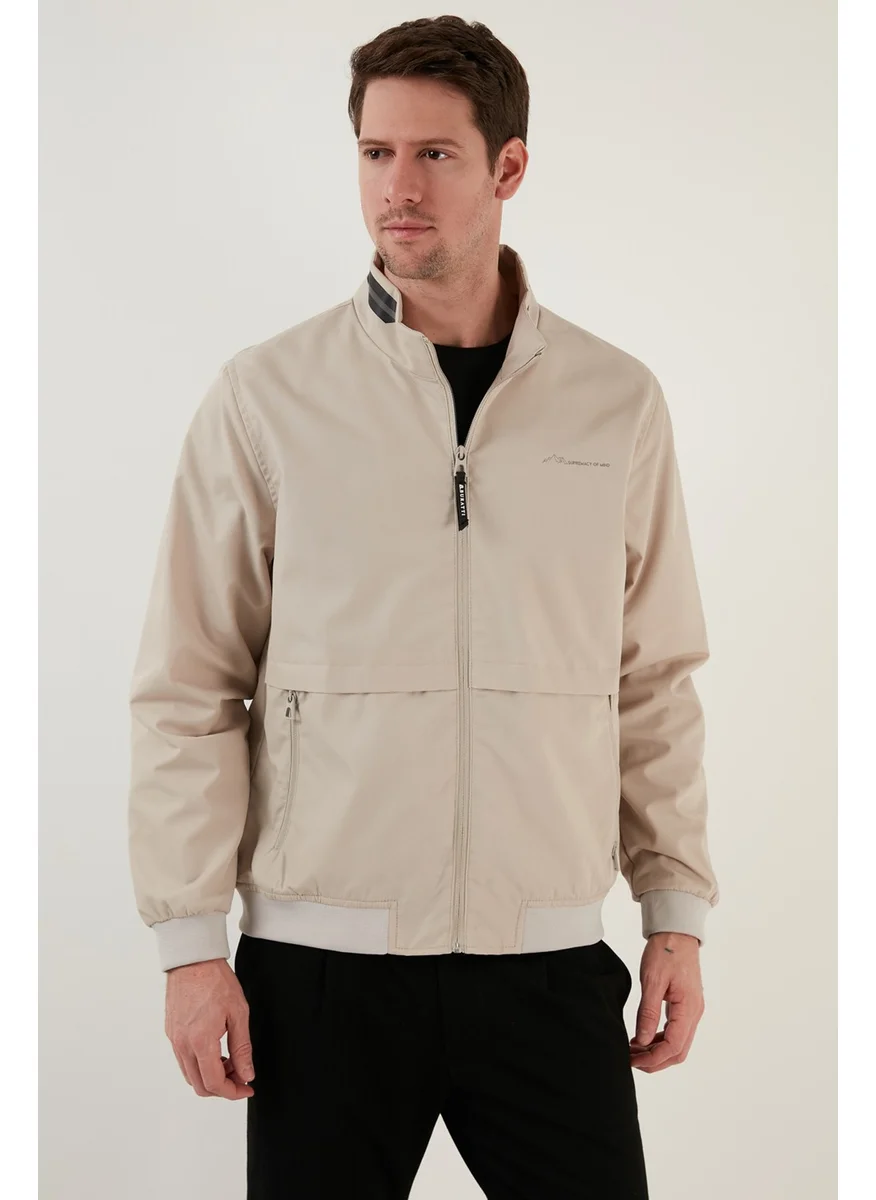 Buratti Stand Collar Coat Men's Coat 497Uche