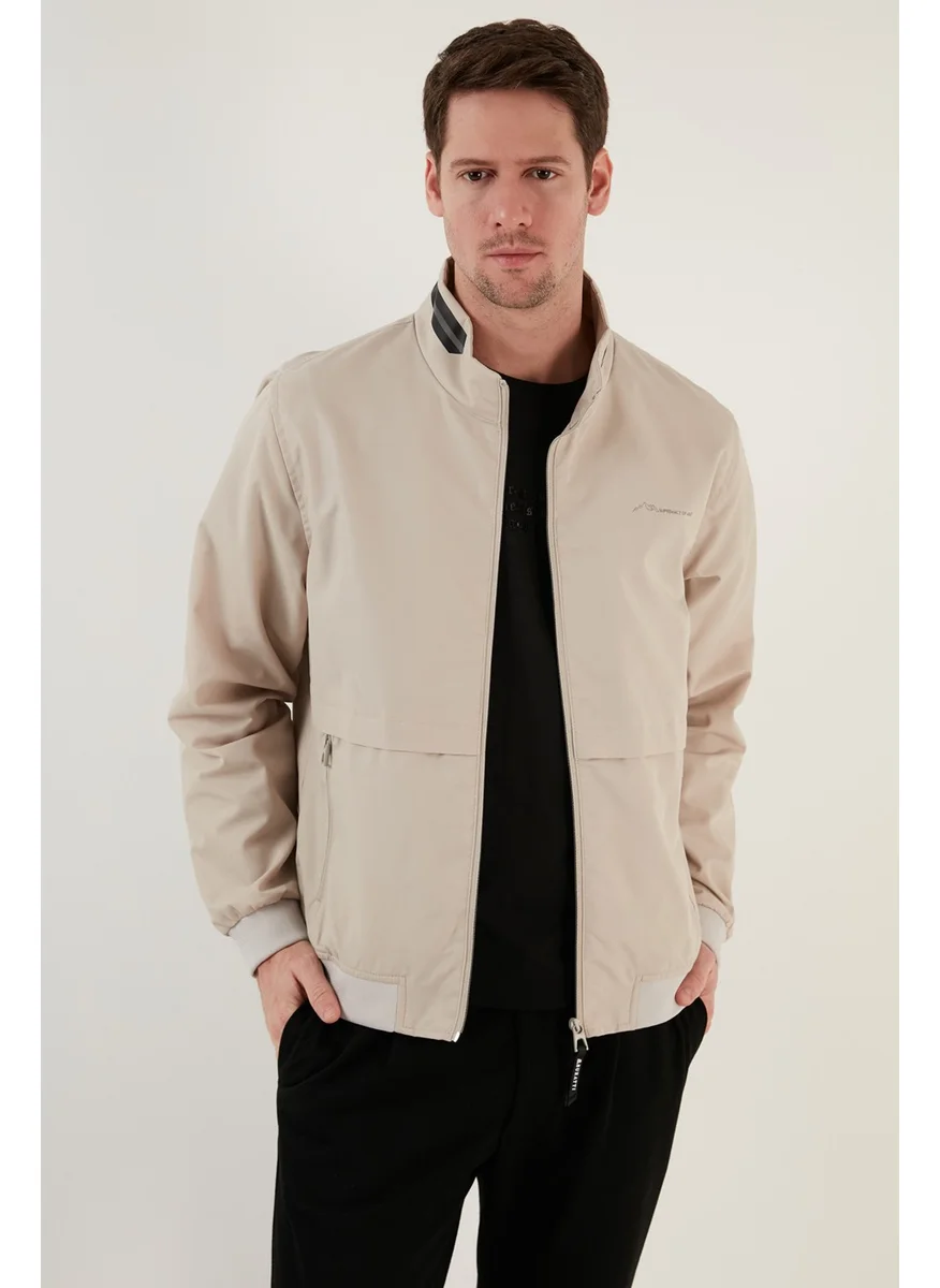 Buratti Stand Collar Coat Men's Coat 497Uche