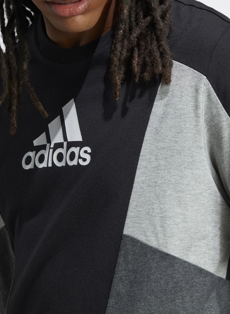 Adidas Essential Colour Block T-Shirt