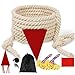 Tepartok 25FT Tug of War Rope for Kids Adults Field Day Family Reunion Games Lawn Camping Picnic Activities Backyard Carnival Fun for Team Building - Image 3