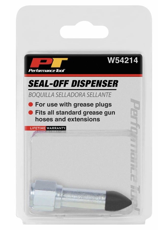 Performance Tool W54214 1/8 -Inch Grease Gun Seal Off Adapter with Rubber Tip - Image 2