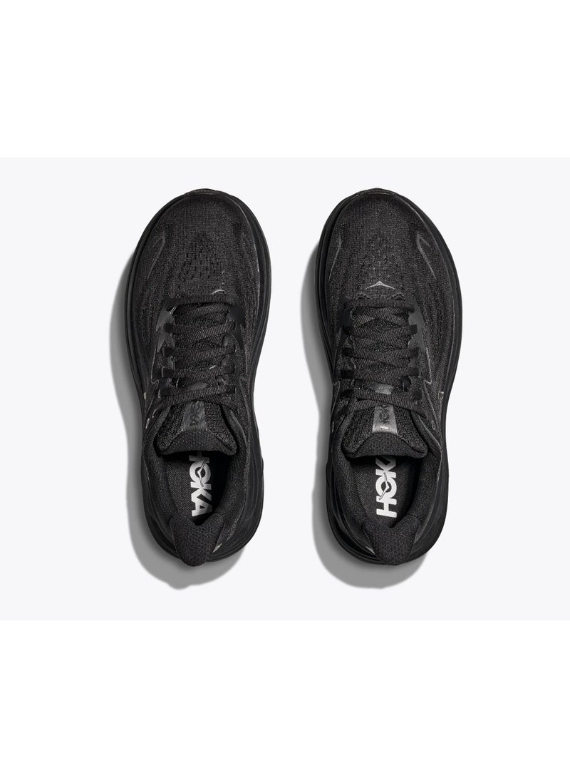 هوكا حذاء رياضي للركض Clifton 10 أسود للرجال/النساء - Image 3