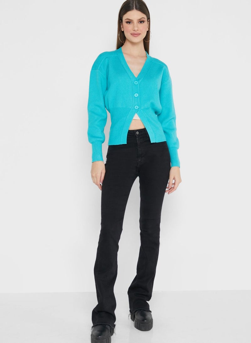 ELLA Puff Sleeve Cardigan - Image 4