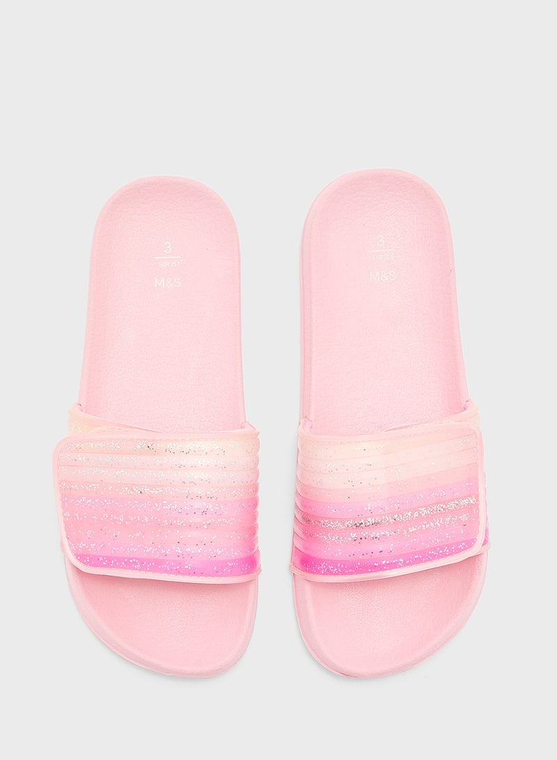 Marks & Spencer Kids' Clogs (4 Small - 13 Smal  - Image 4