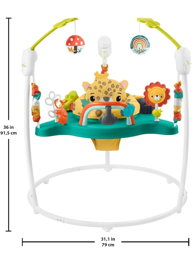 Interactive Infant Jumper & Activity Station - Develops Motor & Cognitive Skills with 3 Height Levels