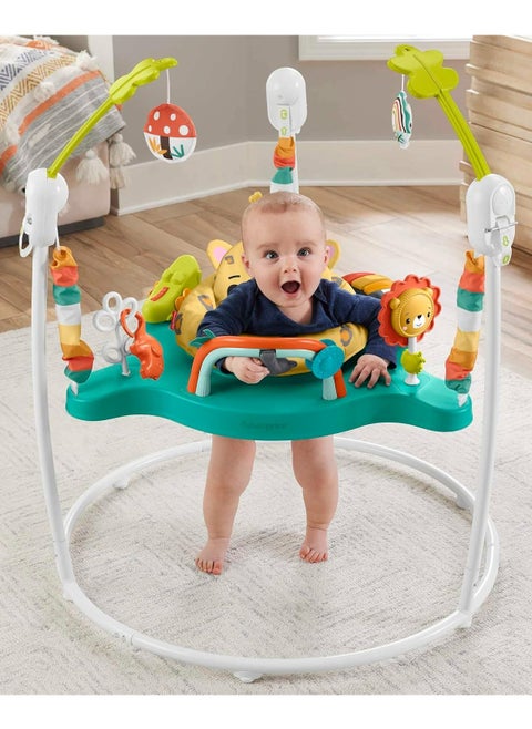 Interactive Infant Jumper & Activity Station - Develops Motor & Cognitive Skills with 3 Height Levels