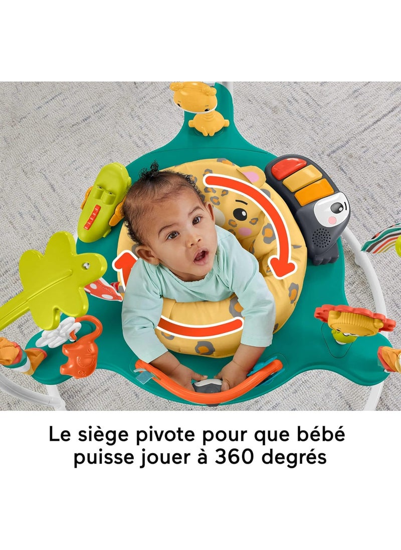 Interactive Infant Jumper & Activity Station - Develops Motor & Cognitive Skills with 3 Height Levels