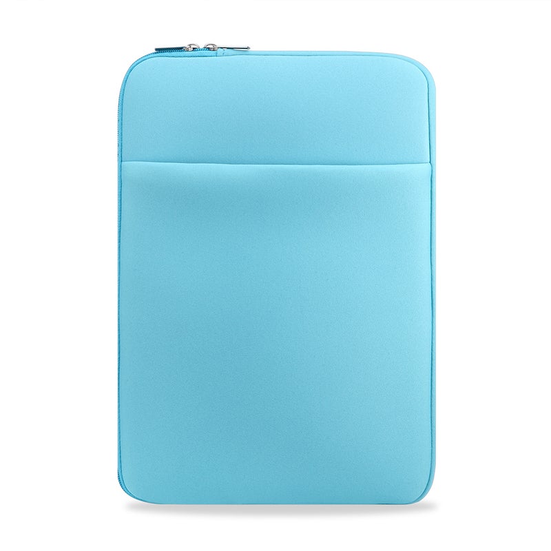 B2015 Laptop Sleeve Soft Zipper Pouch 12'' Laptop Bag Replacement for MacBook Air Pro Ultrabook Laptop Blue - Image 3
