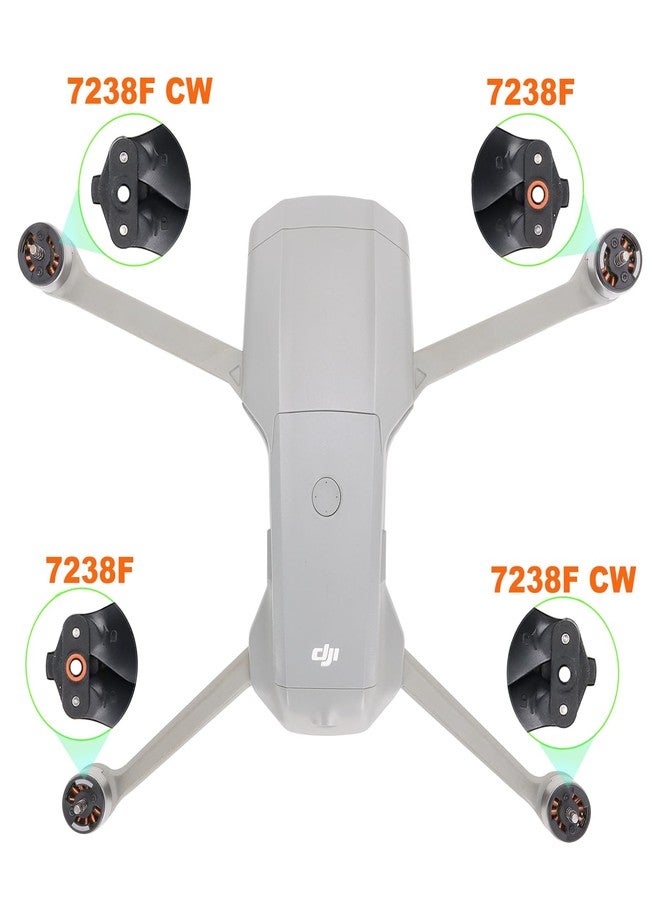 CQT (12Pcs) Air 2 S 2s Propellers Blades + Propeller Holder Strap Compatible with DJI Air 2s / Mavic Air 2 Props Propeller Wings Replacement Accessories Low-Noise and Quick-Release Props - Image 4