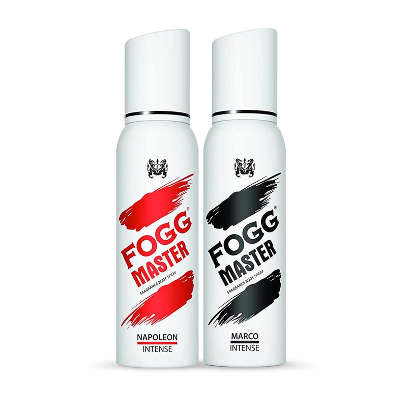 FOGG Master Fragrance Body Spray, Intense For Unisex, Pack Of 2 (Marco + Napoleon) 240ml - Multiple - Image 1