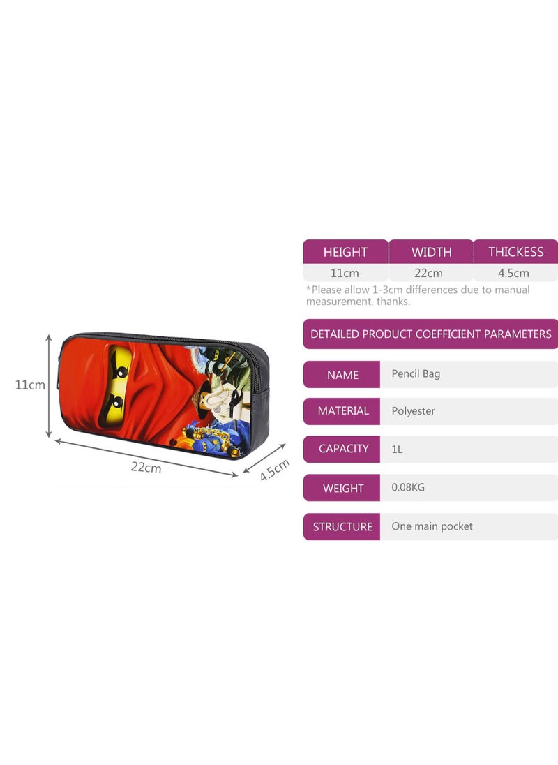 General - Popular Phantom Ninja Backpack Ninjago Student School Bag Cartoon Anime Double-Shoulder Backpack Crossbody Bag Pen - Image 1