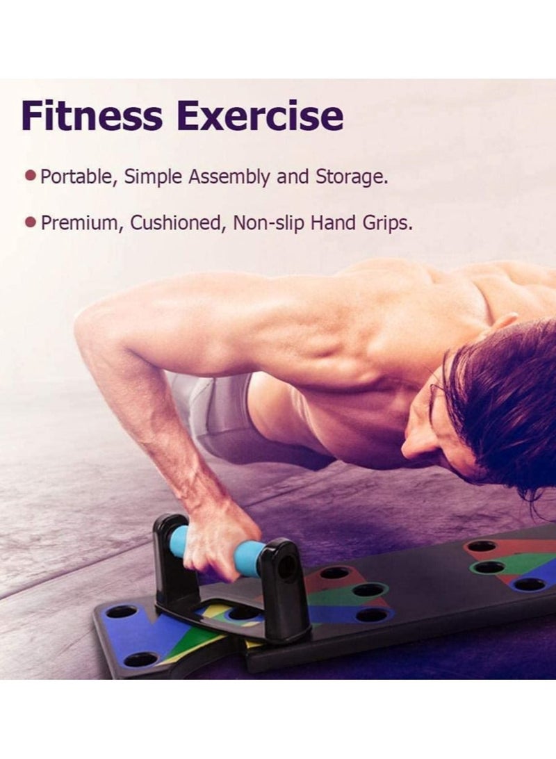 Generic 18 in1 Push Up Rack Board System Fitness Workout Training Gym Exercise Stands  - Image 5