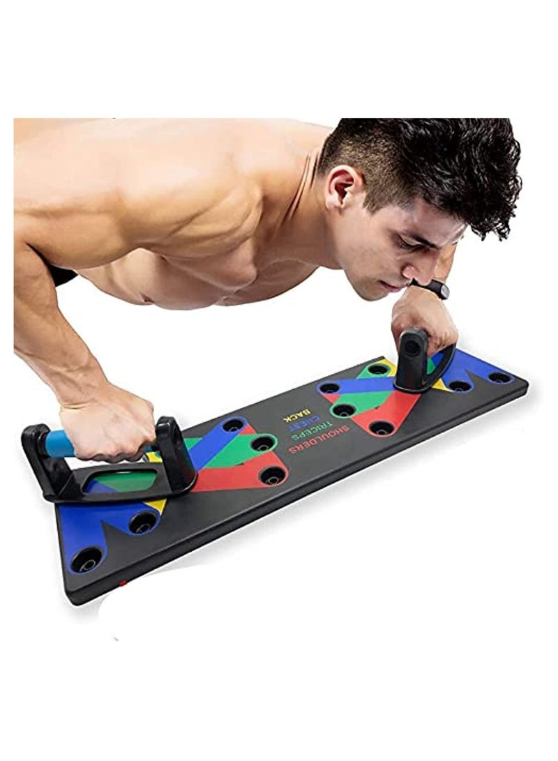 Generic 18 in1 Push Up Rack Board System Fitness Workout Training Gym Exercise Stands  - Image 1