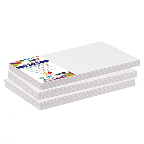 PG Creations A3 Size, 25 Sheets, Ivory Drawing Sheets, 300 GSM Premium Artist Paper for Professional Sketching & Mandalas, Smooth Finish Heavyweight Mixed Media Sheets, 16.5x11.7 Inch, White - Image 1