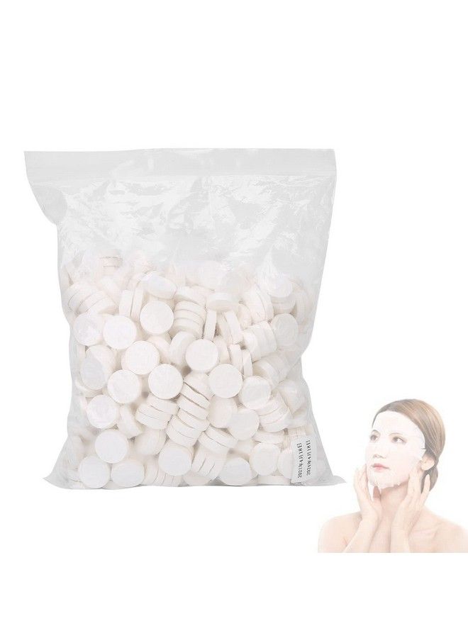 Sonew 500Pcs Compressed Disposable Facial Mask Diy Pure Cotton Facial Mask Sheet Paper Facial Paper Compress Masque Mask  - Image 1