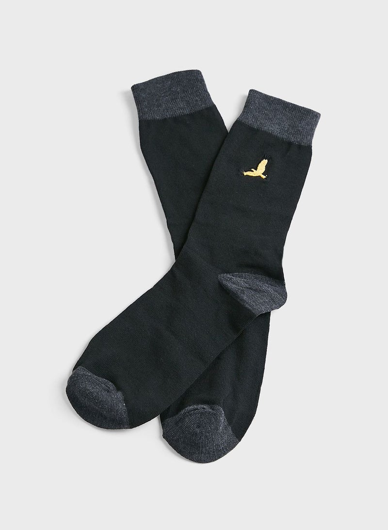 BRAVE SOUL Pack of 5 Sock With Embroidery Logo - Image 4