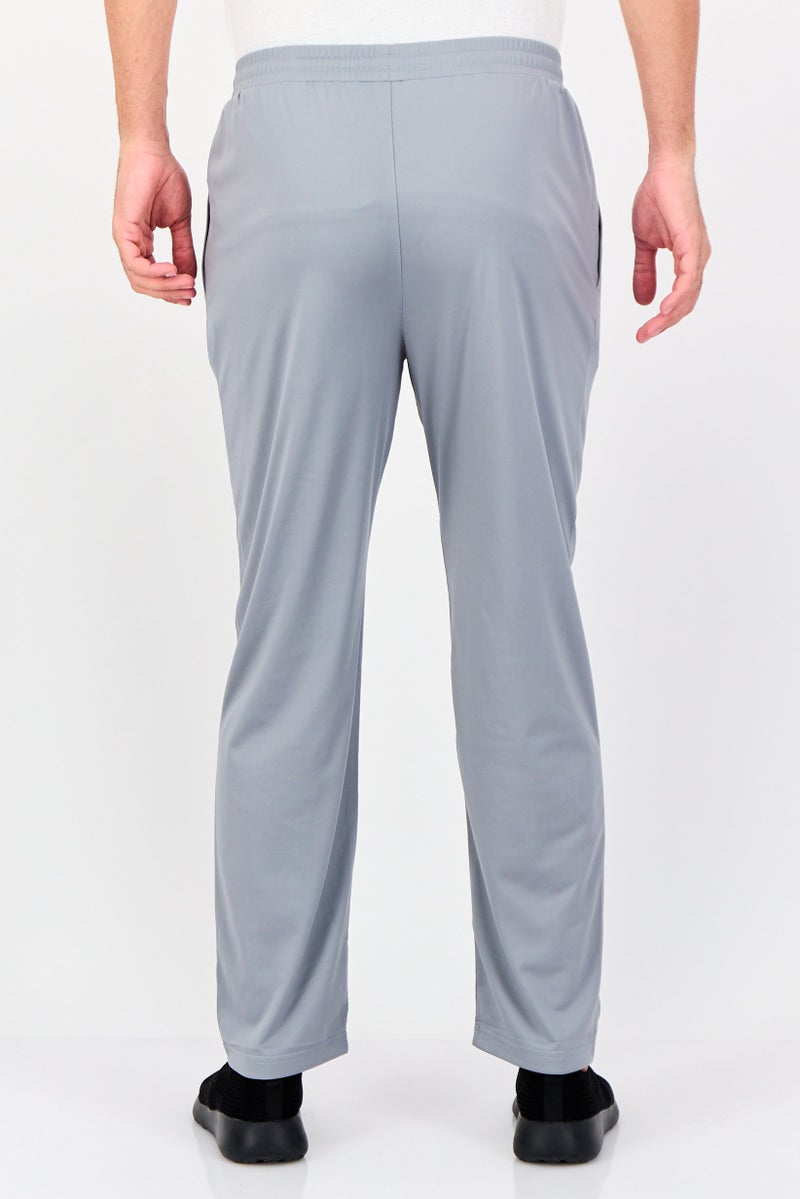 Reebok سروال رياضي للرجال، مناسب للتدريب، رمادي - Image 3